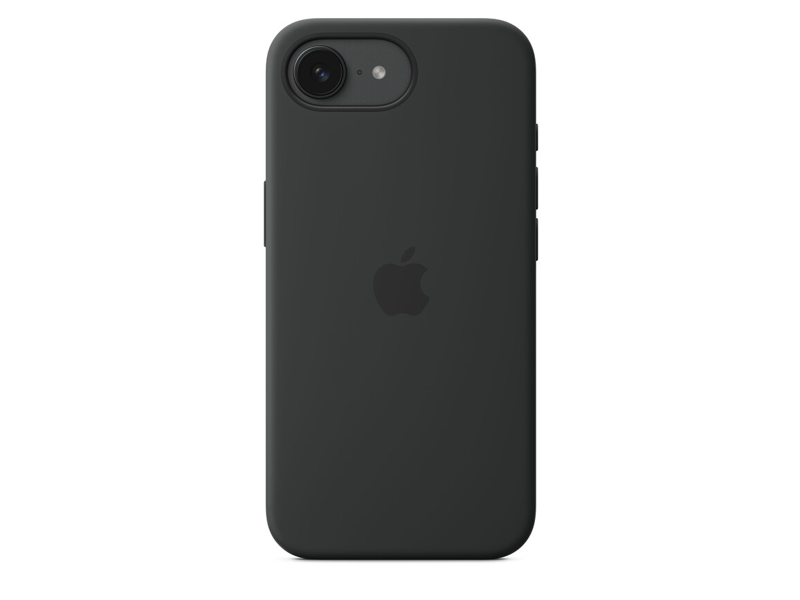iPhone 16e Silikon Case − Schwarz