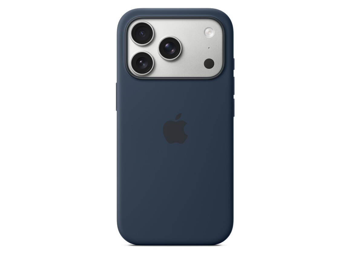 iPhone 17 Pro Silikon Case mit MagSafe - Mitternacht