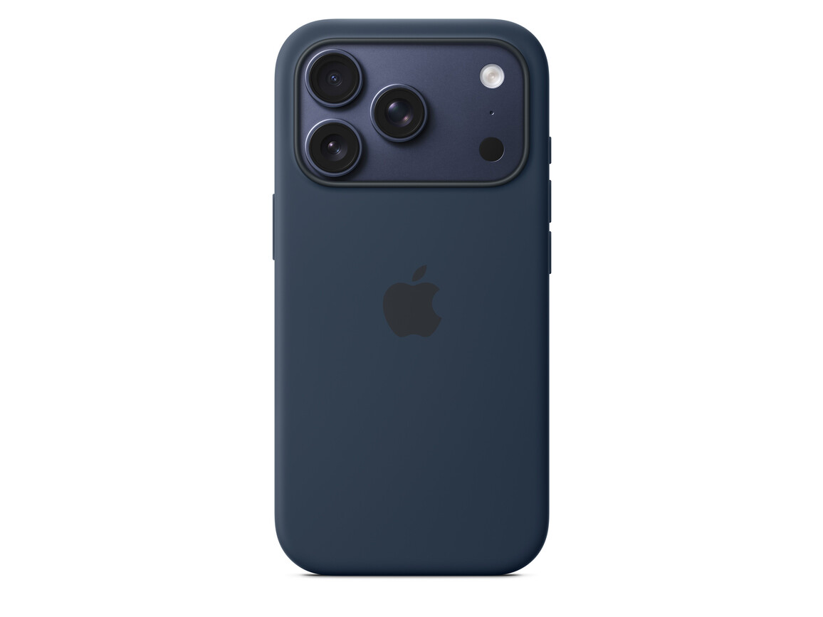 iPhone 17 Pro Silikon Case mit MagSafe - Mitternacht