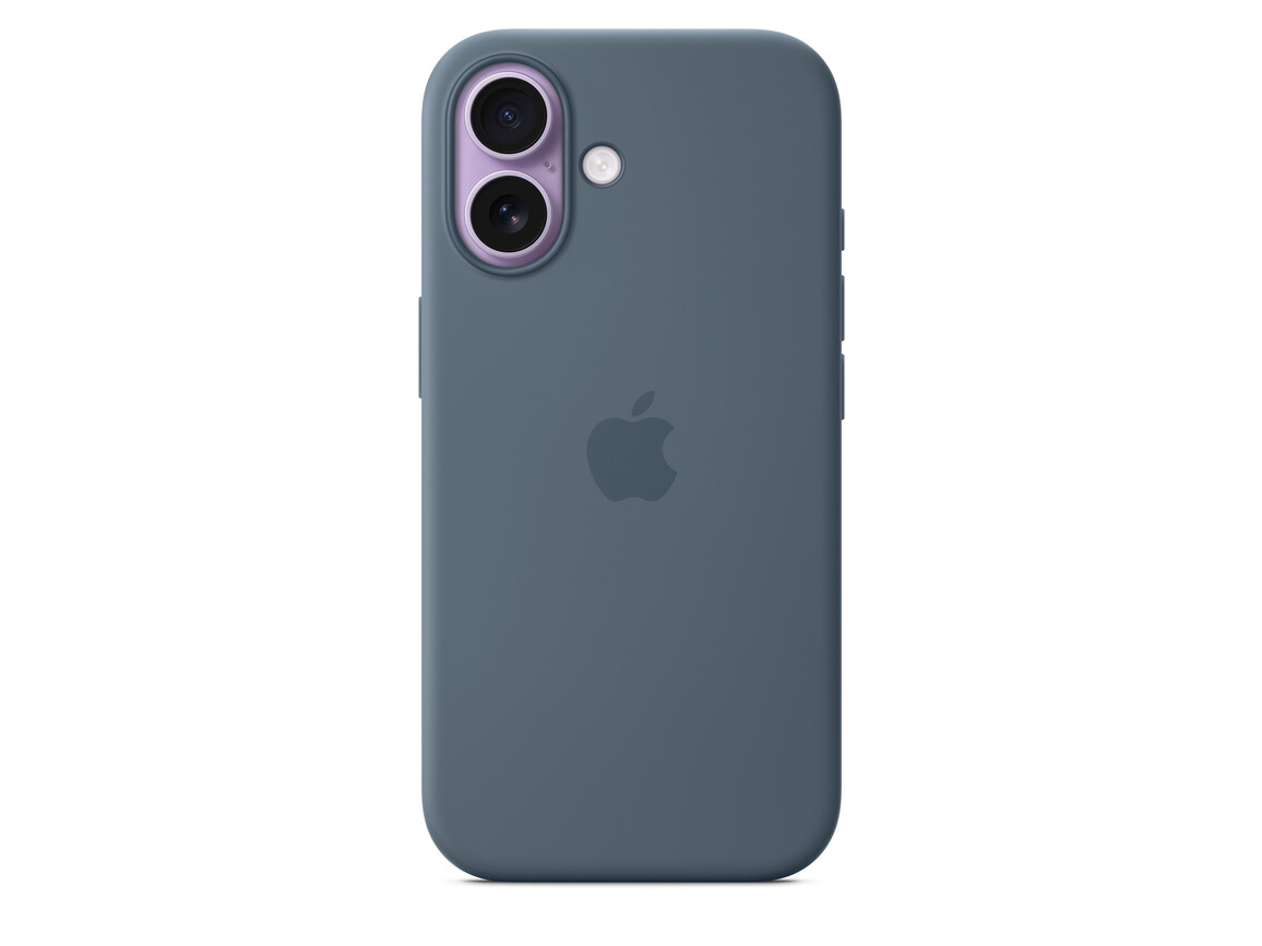 iPhone 17 Silikon Case mit MagSafe - Maritimblau