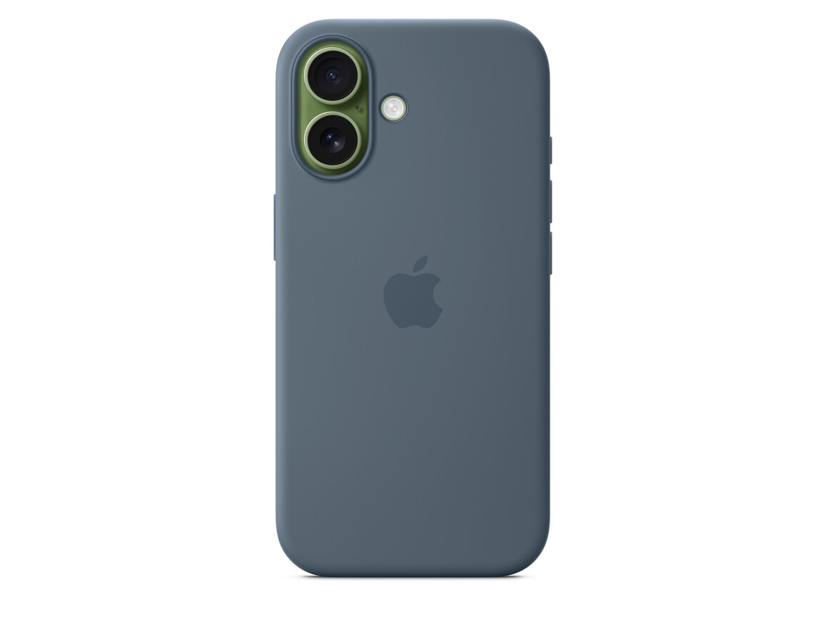 iPhone 17 Silikon Case mit MagSafe - Maritimblau