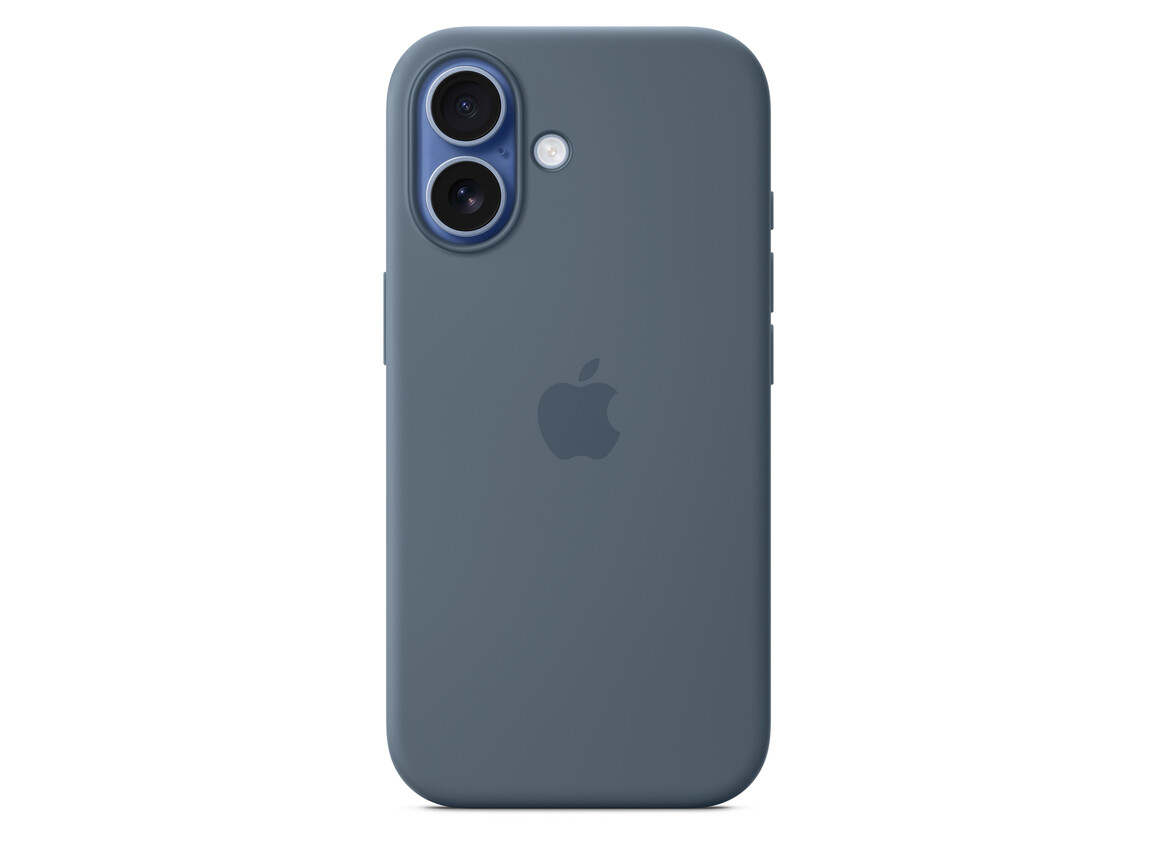 iPhone 17 Silikon Case mit MagSafe - Maritimblau