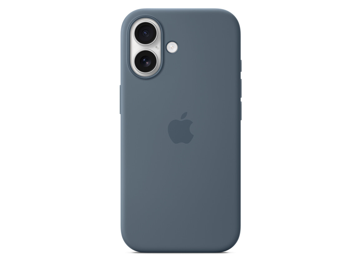 iPhone 17 Silikon Case mit MagSafe - Maritimblau