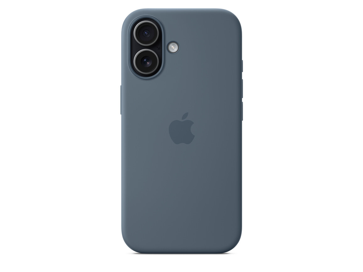 iPhone 17 Silikon Case mit MagSafe - Maritimblau
