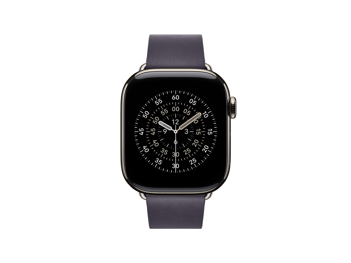 42 mm Armband mit Moderner Schließe Mitternachtsviolett - Large