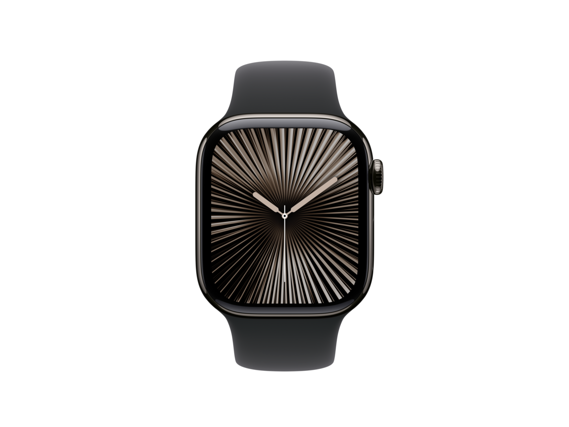 42 mm Sportarmband Schwarz – S/M