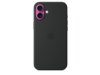 iPhone 16 Plus Silikon Case mit MagSafe – Schwarz