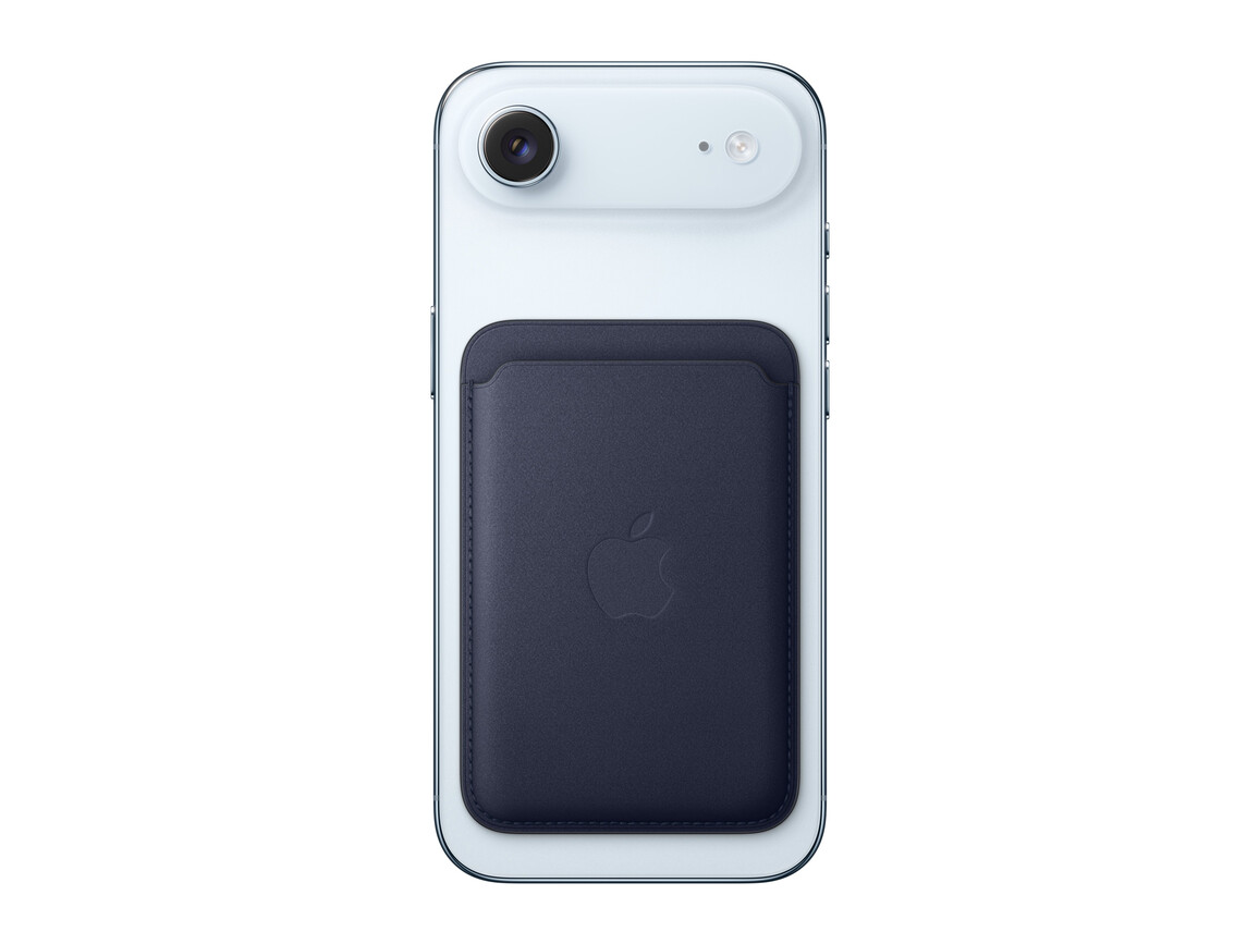 iPhone Feingewebe Wallet mit MagSafe – Moosgrün