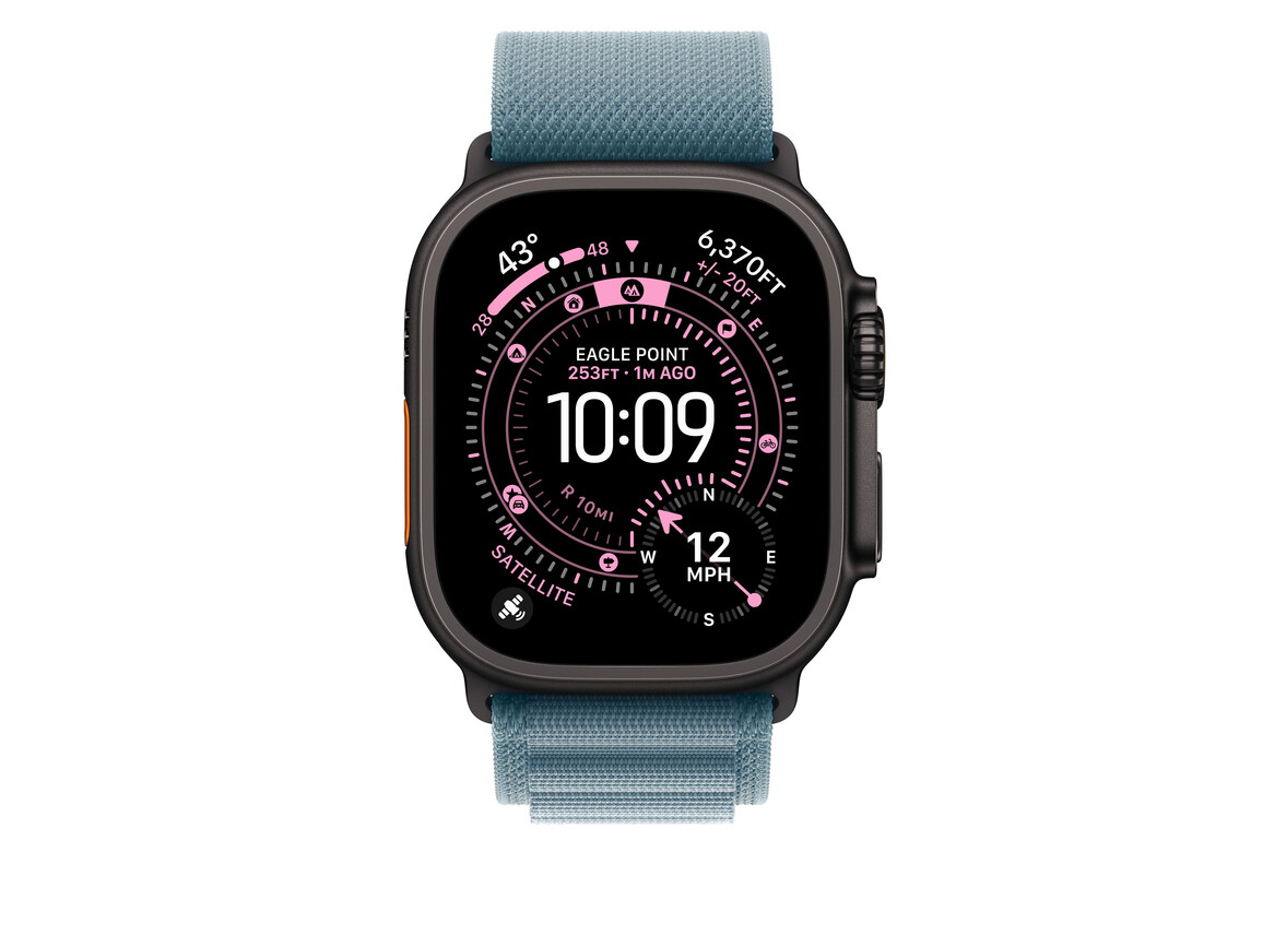 49 mm Alpine Loop Hellblau - Medium - Titan Schwarz