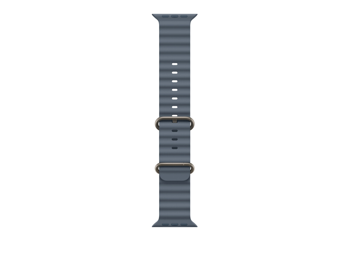 49 mm Ocean Armband Maritimblau - Titan Natur