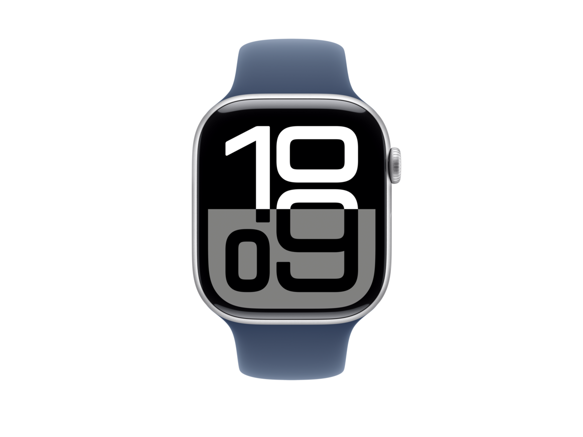 46 mm Sportarmband Denim – S/M
