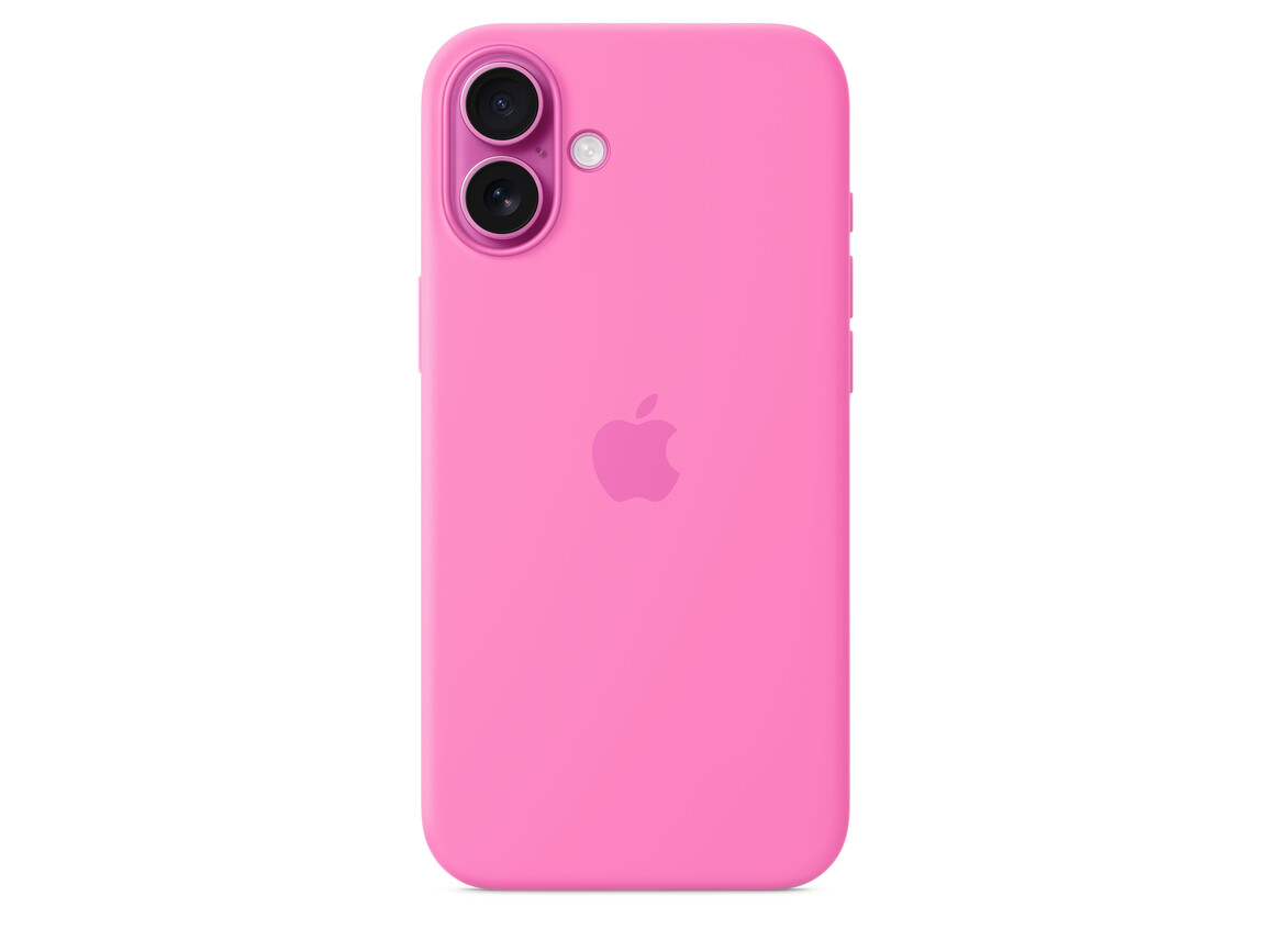 iPhone 16 Plus Silikon Case mit MagSafe – Pfingstrose
