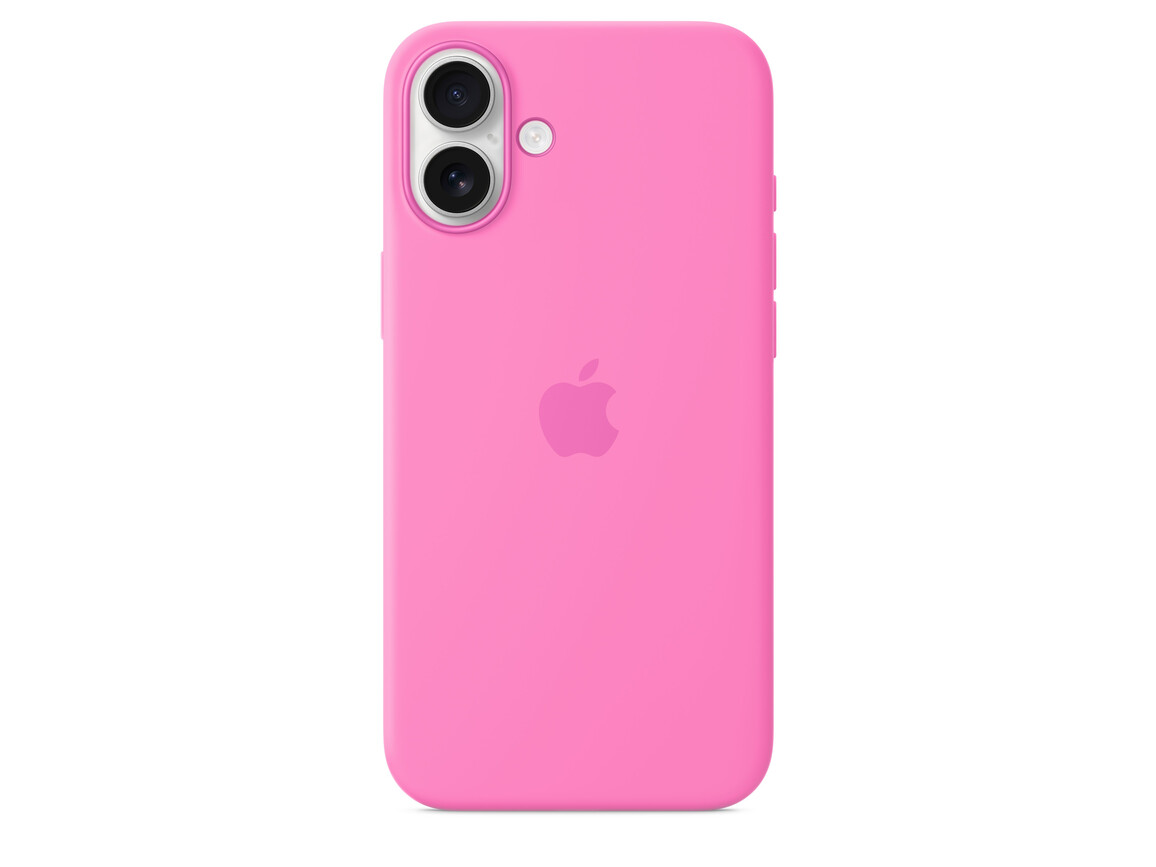 iPhone 16 Plus Silikon Case mit MagSafe – Pfingstrose