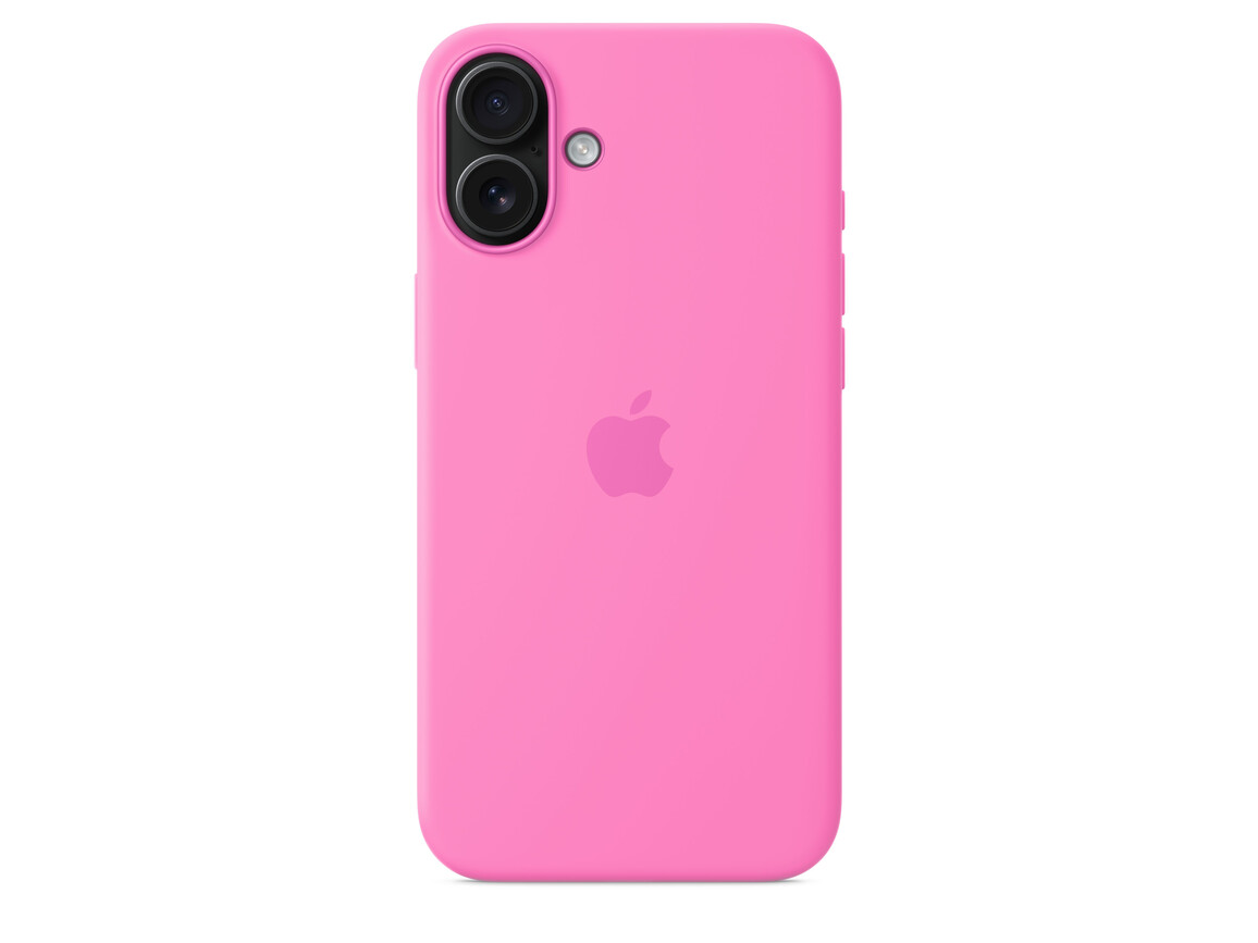 iPhone 16 Plus Silikon Case mit MagSafe – Pfingstrose