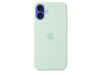 iPhone 16 Plus Silikon Case mit MagSafe – Aquamarin
