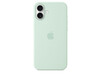 iPhone 16 Plus Silikon Case mit MagSafe – Aquamarin