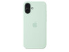 iPhone 16 Plus Silikon Case mit MagSafe – Aquamarin