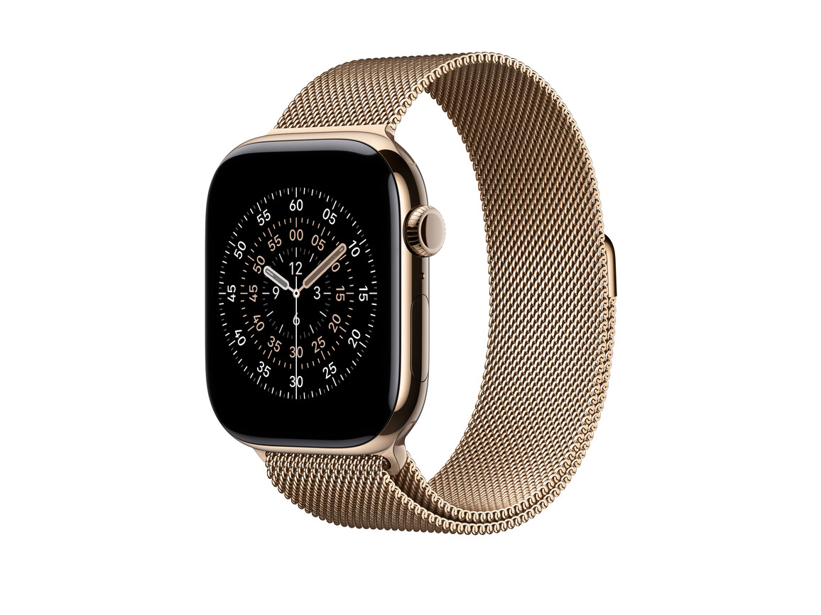46 mm Milanaise Armband Gold – S/M