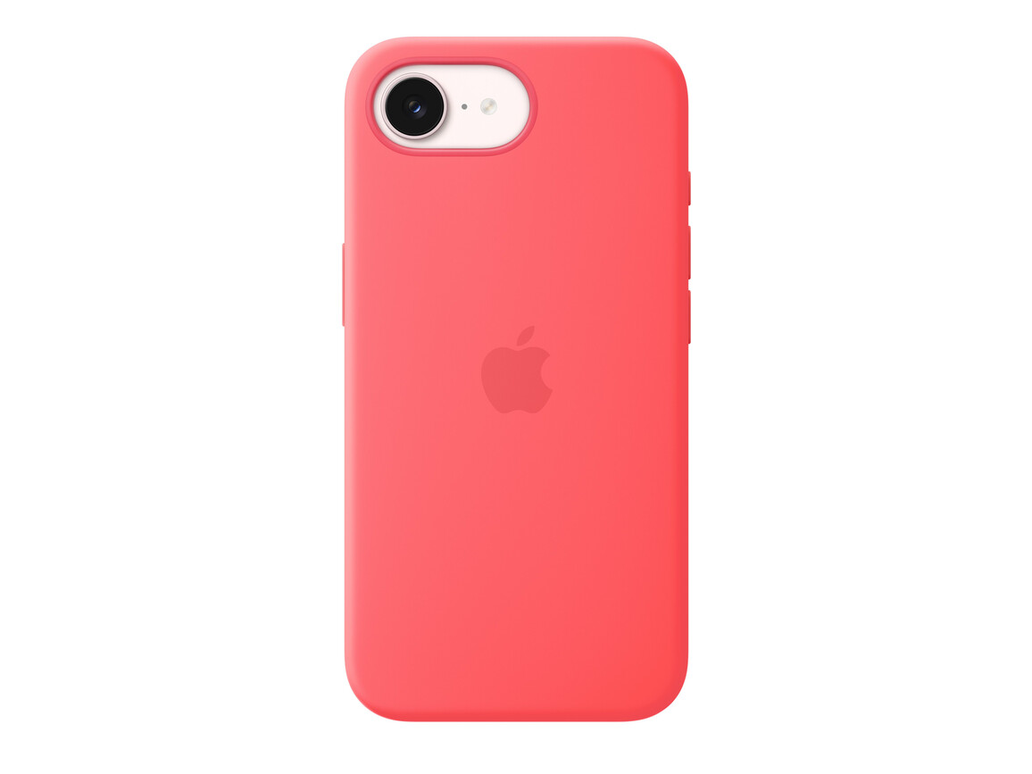 iPhone 17e Silikon Case mit MagSafe − Guavepink