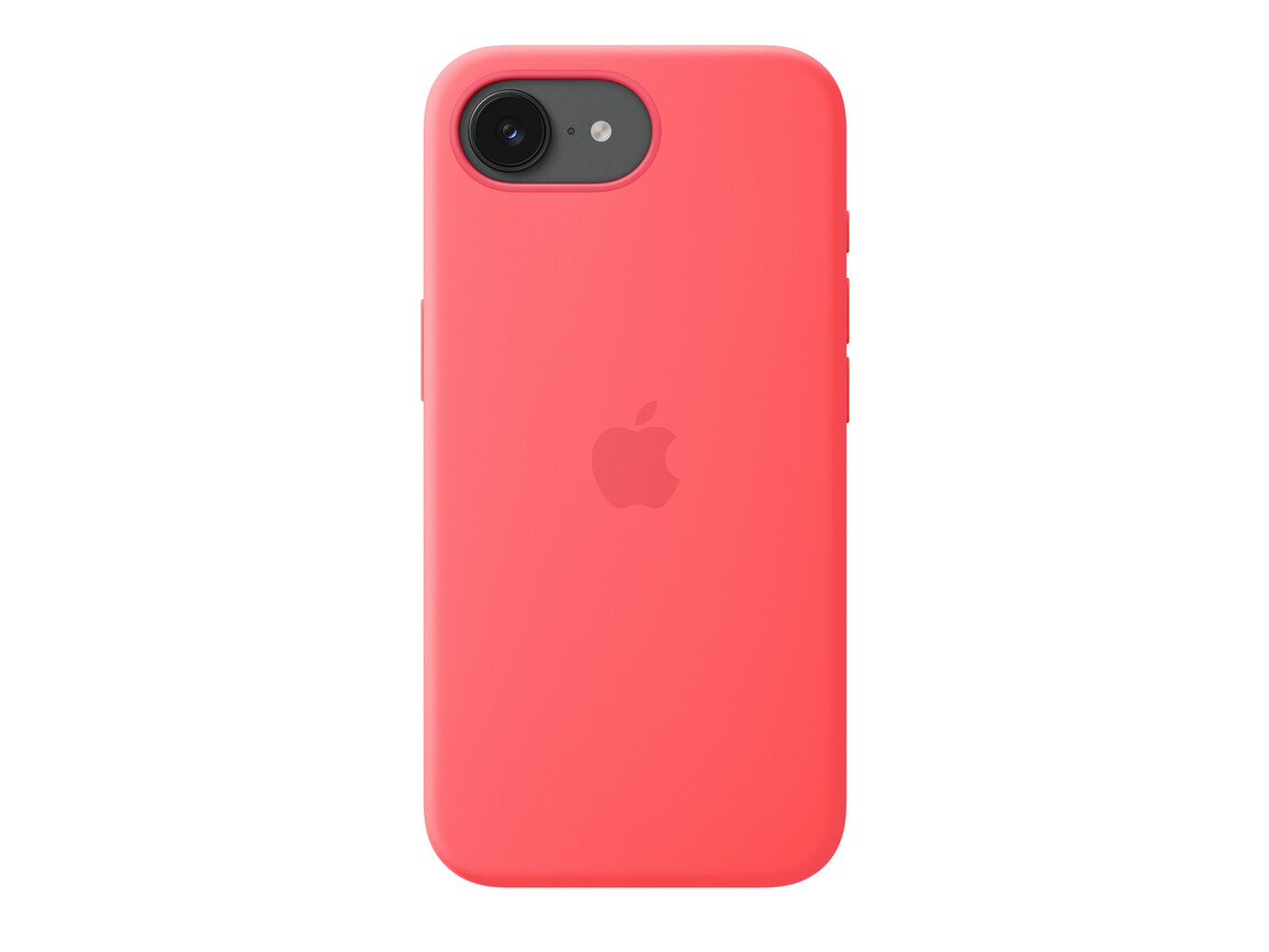 iPhone 17e Silikon Case mit MagSafe − Guavepink