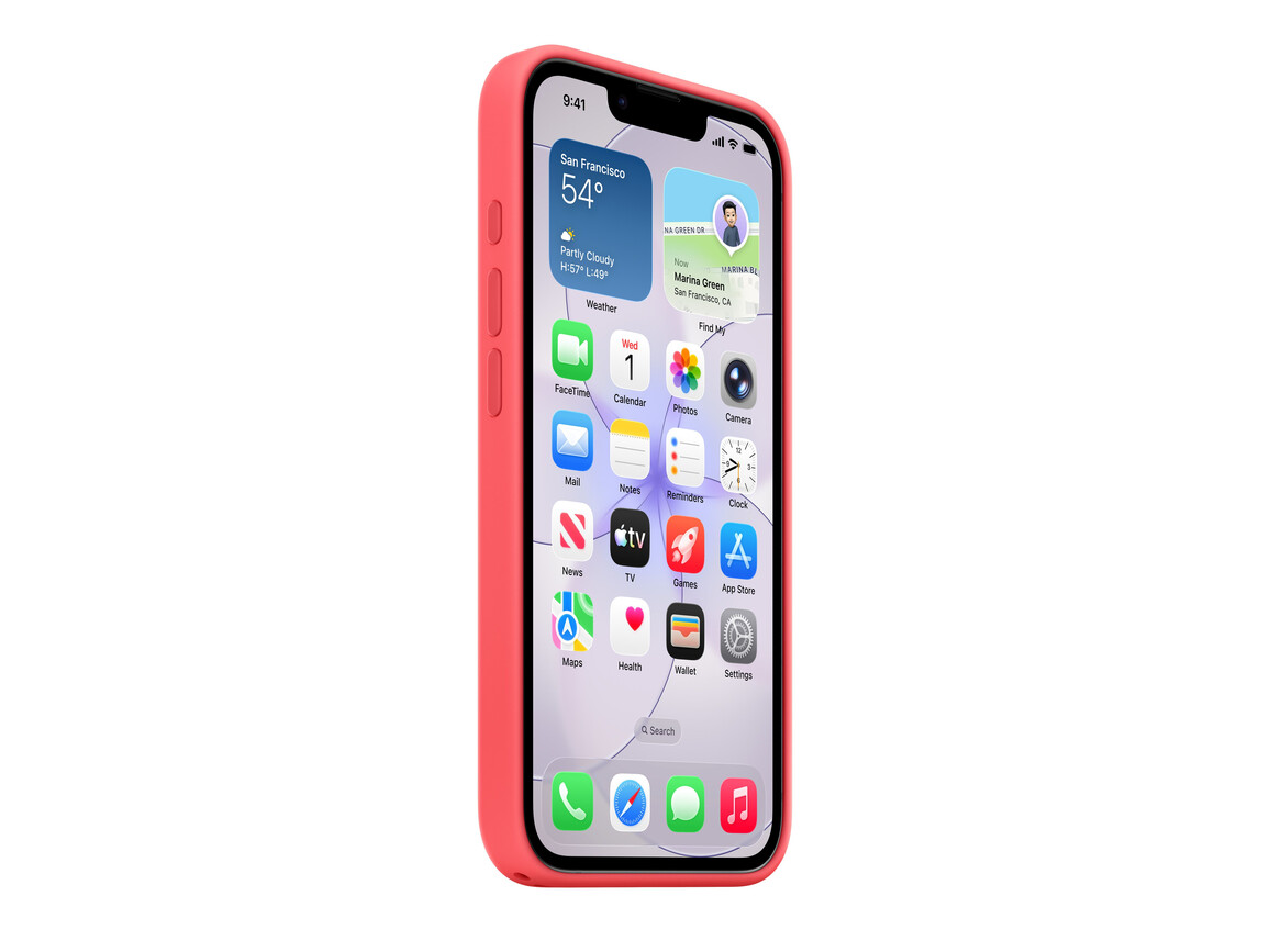 iPhone 17e Silikon Case mit MagSafe − Guavepink