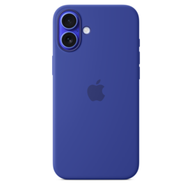 iPhone 16 Plus Silikon Case mit MagSafe – Ultramarin