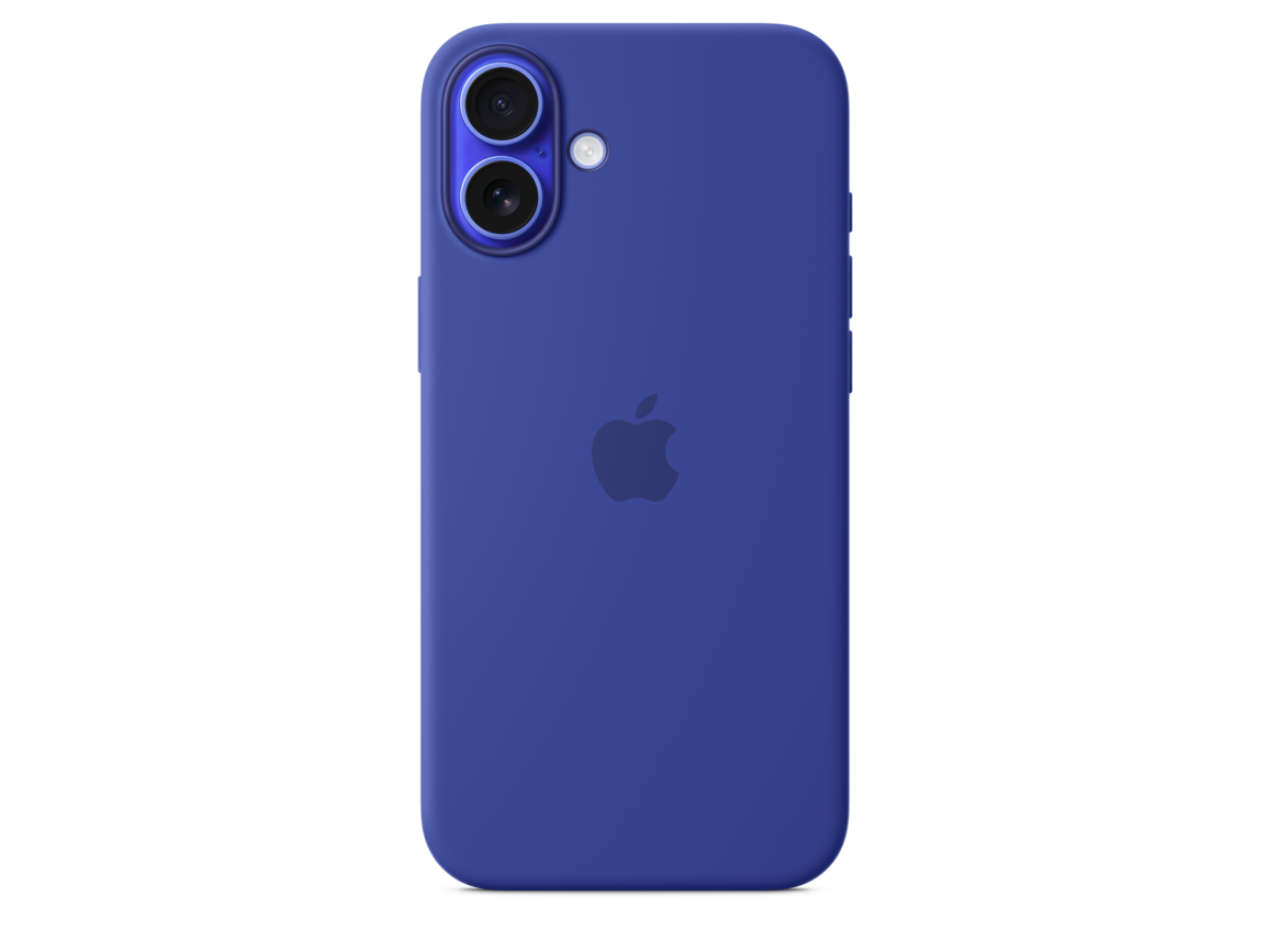 iPhone 16 Plus Silikon Case mit MagSafe – Ultramarin