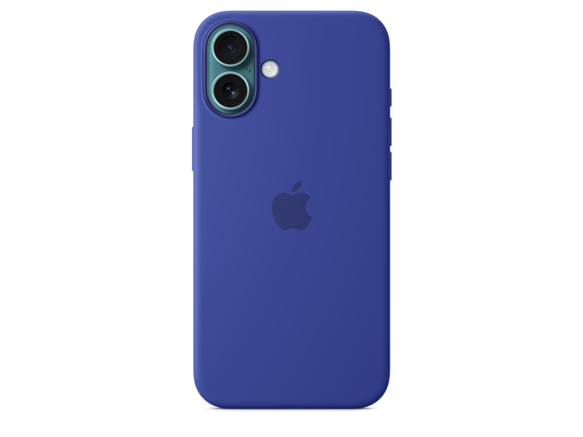 iPhone 16 Plus Silikon Case mit MagSafe – Ultramarin