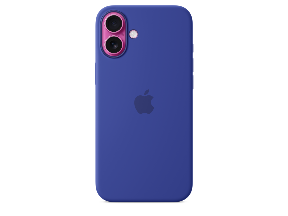 iPhone 16 Plus Silikon Case mit MagSafe – Ultramarin