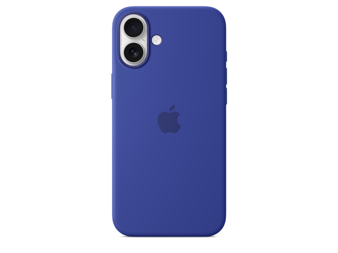 iPhone 16 Plus Silikon Case mit MagSafe – Ultramarin