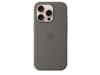 iPhone 16 Pro Silikon Case mit MagSafe – Steingrau