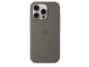 iPhone 16 Pro Silikon Case mit MagSafe – Steingrau