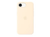 iPhone 17e Silikon Case mit MagSafe – Vanille