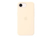 iPhone 17e Silikon Case mit MagSafe – Vanille
