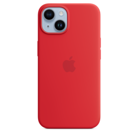 iPhone 14 Silikon Case mit MagSafe - (PRODUCT)RED