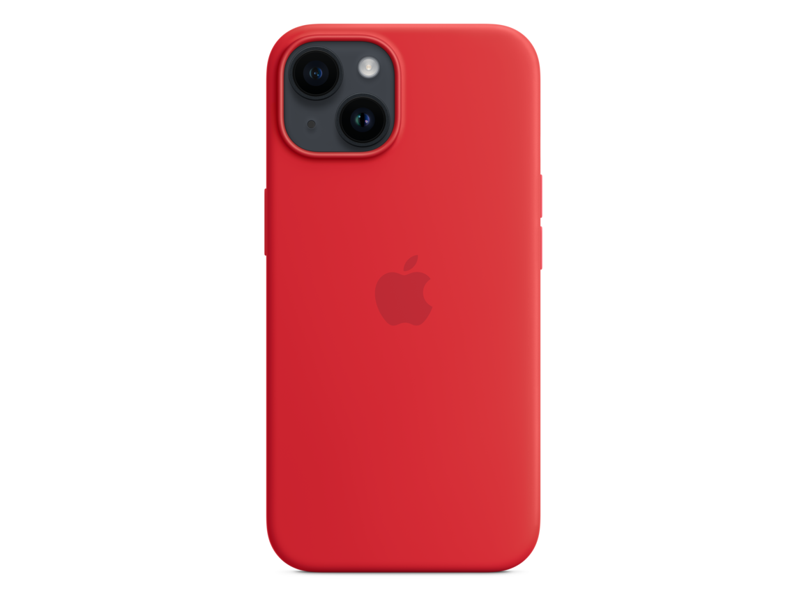 iPhone 14 Silikon Case mit MagSafe - (PRODUCT)RED