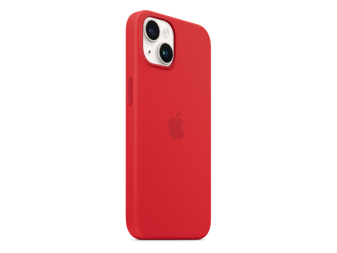 iPhone 14 Silikon Case mit MagSafe - (PRODUCT)RED