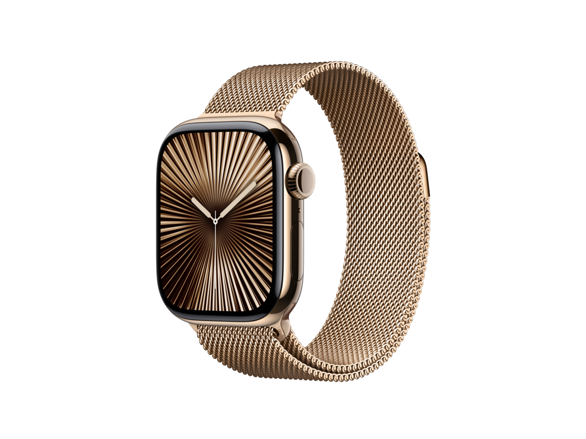 42 mm Milanaise Armband Gold