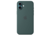 iPhone 16 Plus Silikon Case mit MagSafe – Seegrün