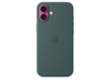 iPhone 16 Plus Silikon Case mit MagSafe – Seegrün