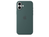 iPhone 16 Plus Silikon Case mit MagSafe – Seegrün