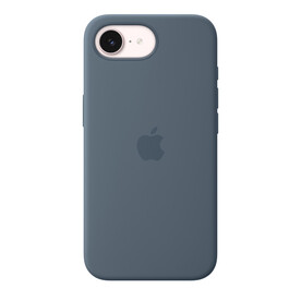 iPhone 17e Silikon Case mit MagSafe – Maritimblau
