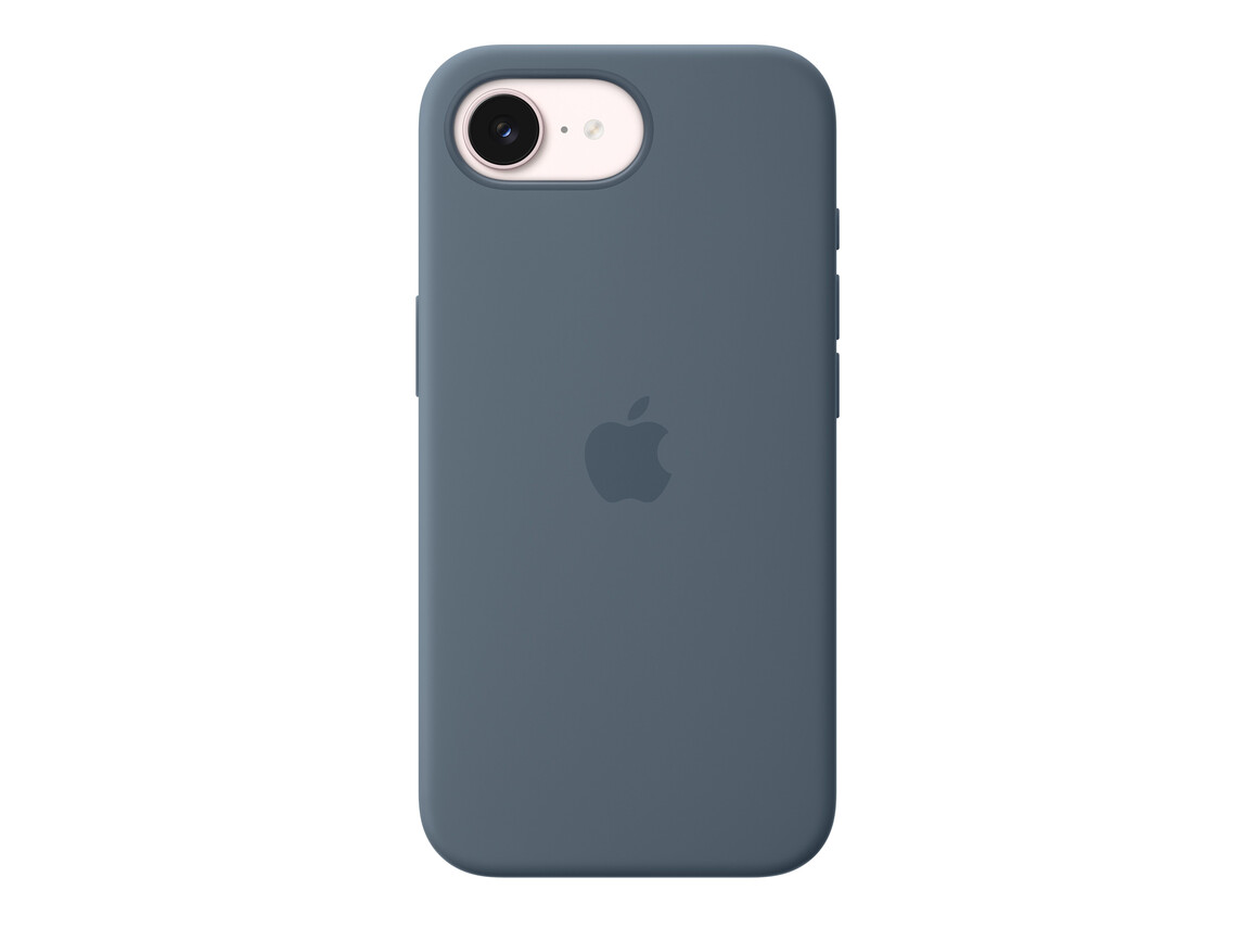 iPhone 17e Silikon Case mit MagSafe – Maritimblau