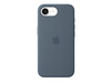 iPhone 17e Silikon Case mit MagSafe – Maritimblau
