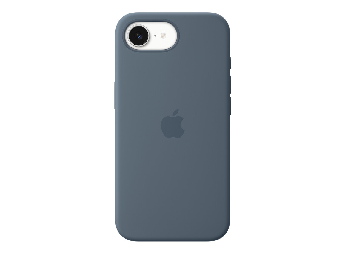 iPhone 17e Silikon Case mit MagSafe – Maritimblau