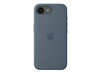iPhone 17e Silikon Case mit MagSafe – Maritimblau
