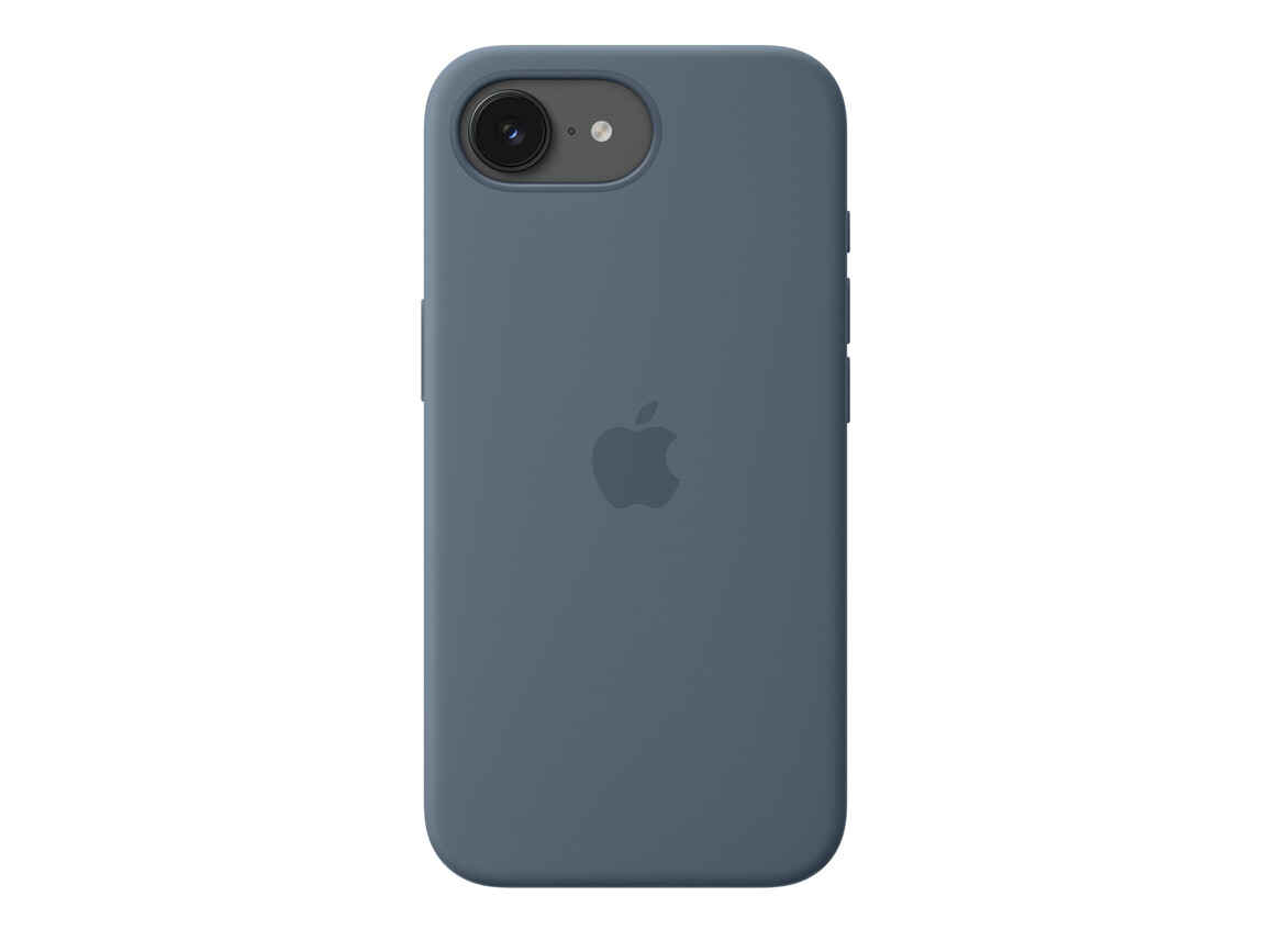 iPhone 17e Silikon Case mit MagSafe – Maritimblau