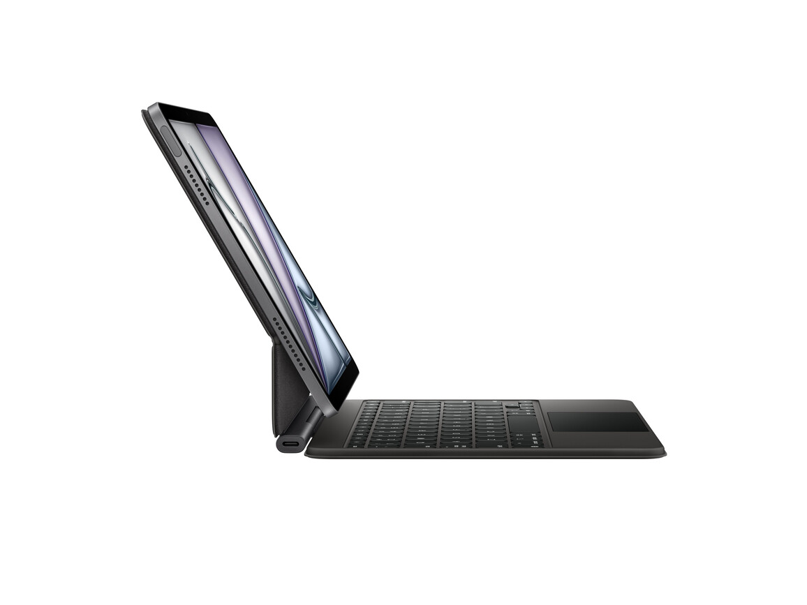 Magic Keyboard für das 11" iPad Air (M3) – Deutsch - Schwarz