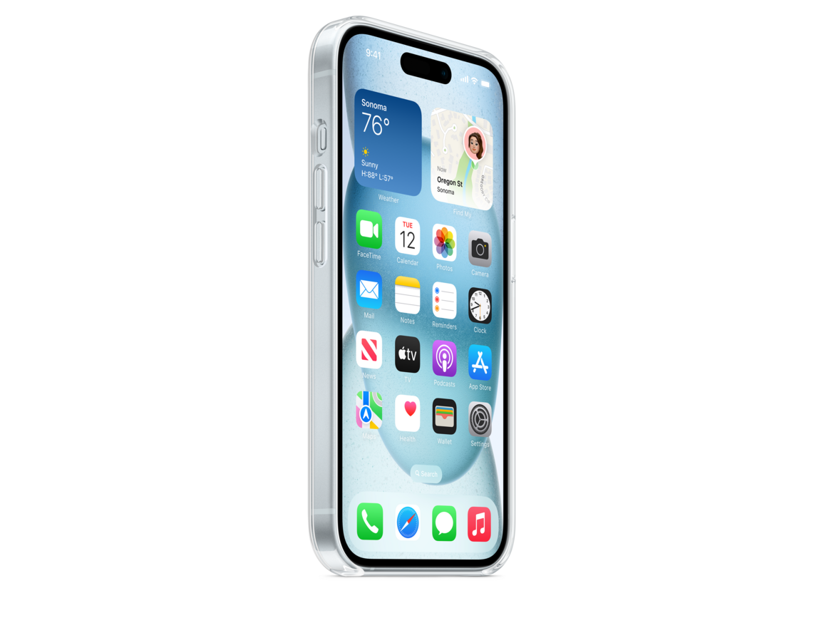 iPhone 15 Clear Case mit MagSafe
