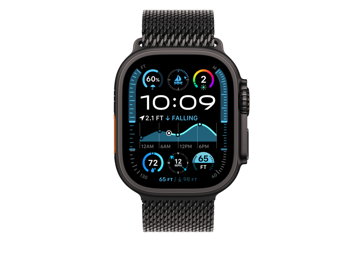 49 mm Milanaise Armband Titan Schwarz – S